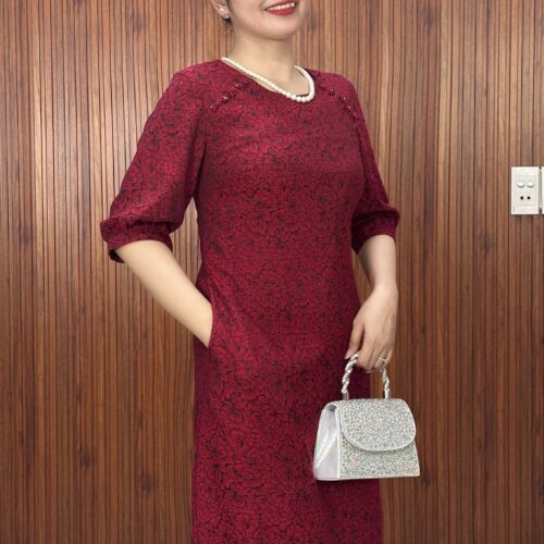 Đầm Gấm Hoa Thanh Lịch
